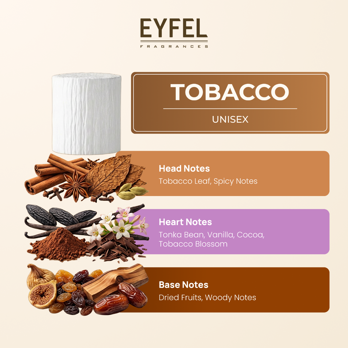EYFEL Perfumy Unisex - Tobacco - TOBACCO VANILLE