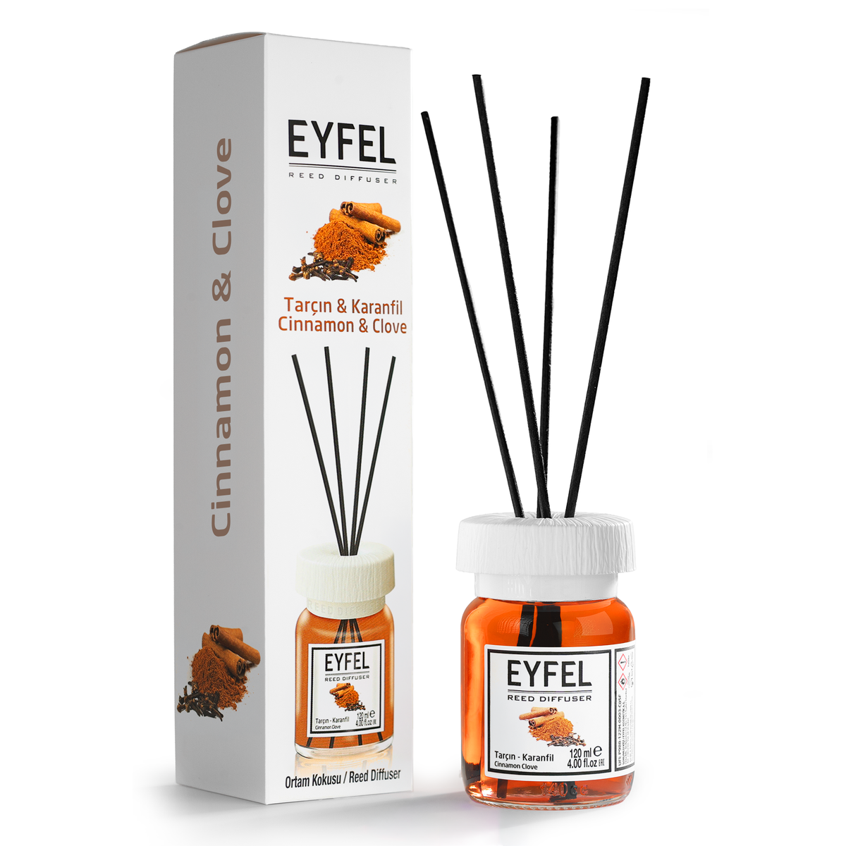 EYFEL Zapach Domowy 120 ml - Cynamon i Goździki