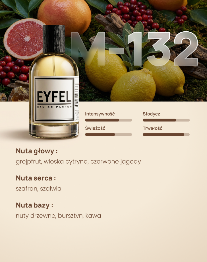 Eyfel Męska M132 - POLO RED