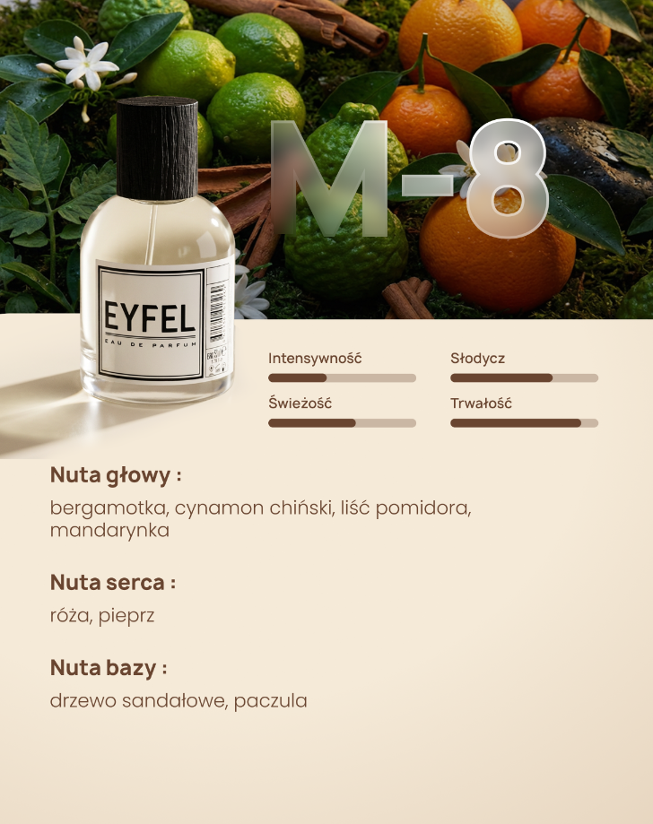 Eyfel Eau de Parfum Men 50 ml - M8