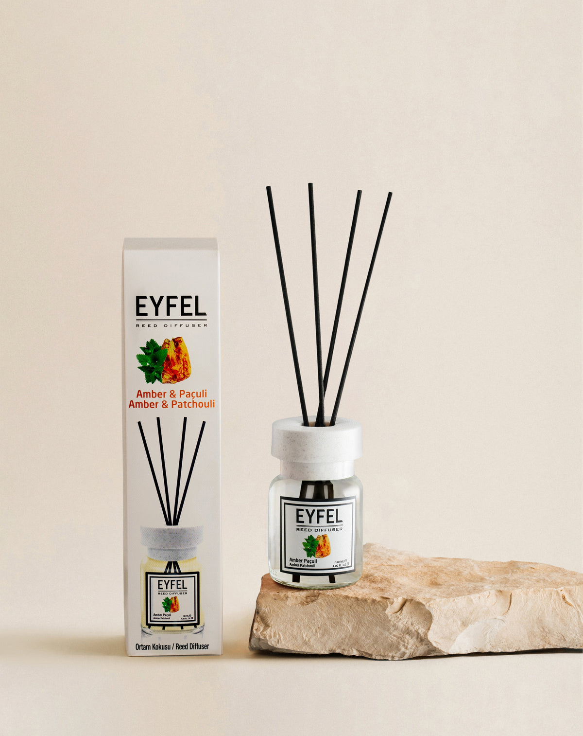 EYFEL Dyfuzor Zapachowy 120 ml — Amber & Paczuli