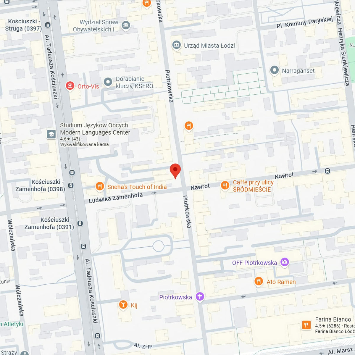Store Locations Map