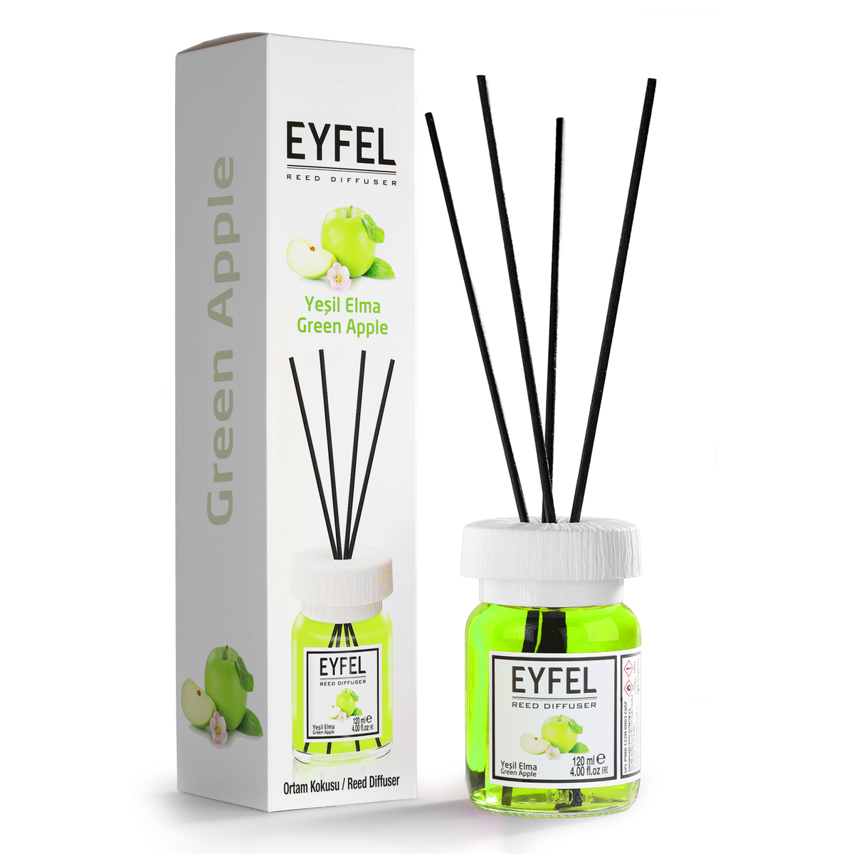 EYFEL Zapach Domowy 120 ml - Zielone Jabłko