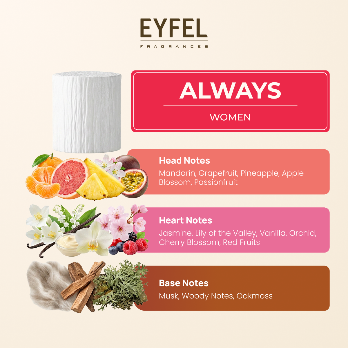 EYFEL Perfumy Damskie - Always - BOMBSHELL